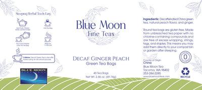 Decaf Ginger Peach Green Tea