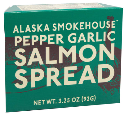 Alaska Smokehouse Pepper Garlic Salmon Spread