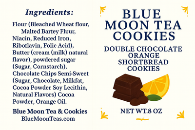 Double Chocolate Orange Shortbread Cookies 