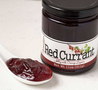 Red Currant Jelly with Orange Liqueur Dessert