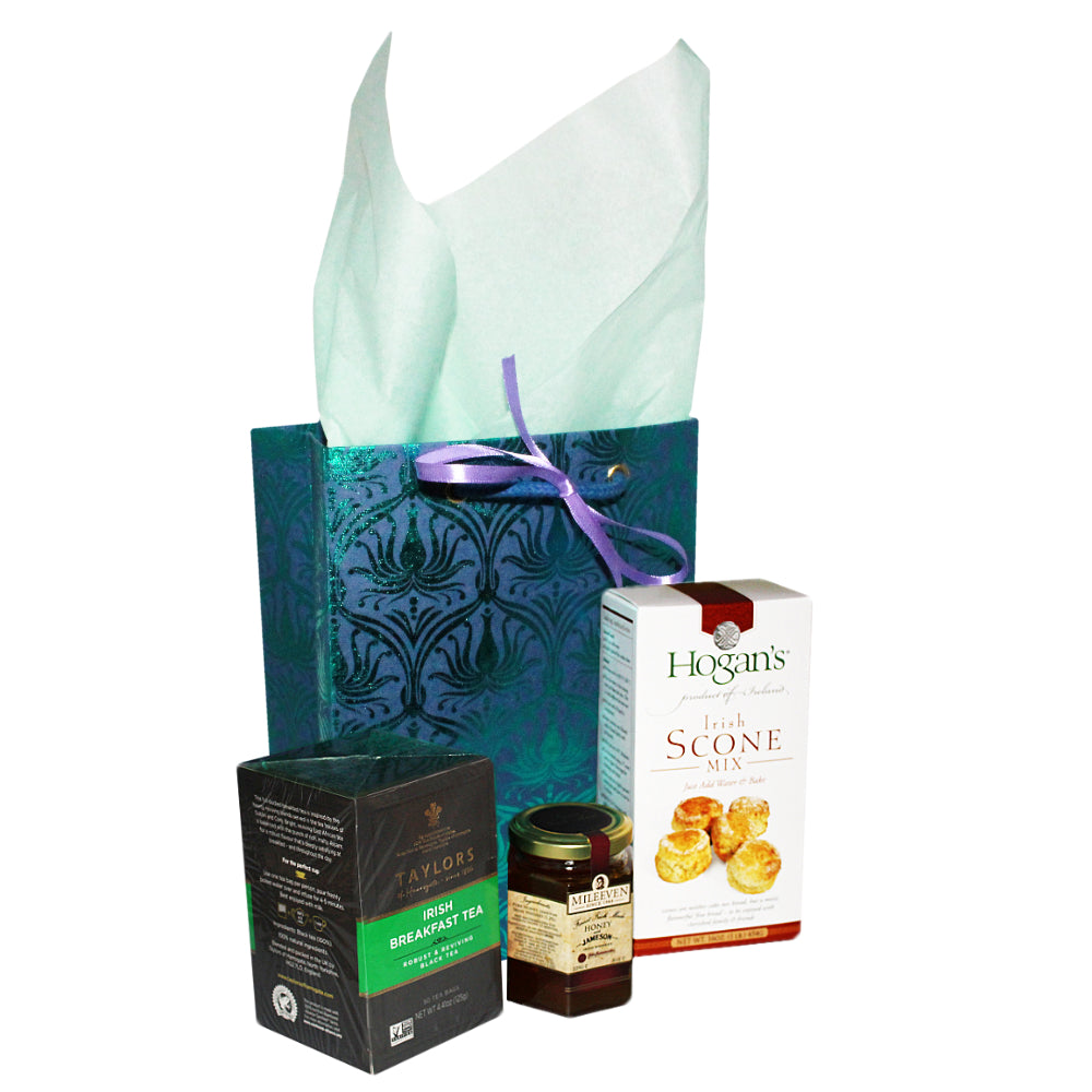 Irish Tea & Scones with Irish Creme Honey Gift Set