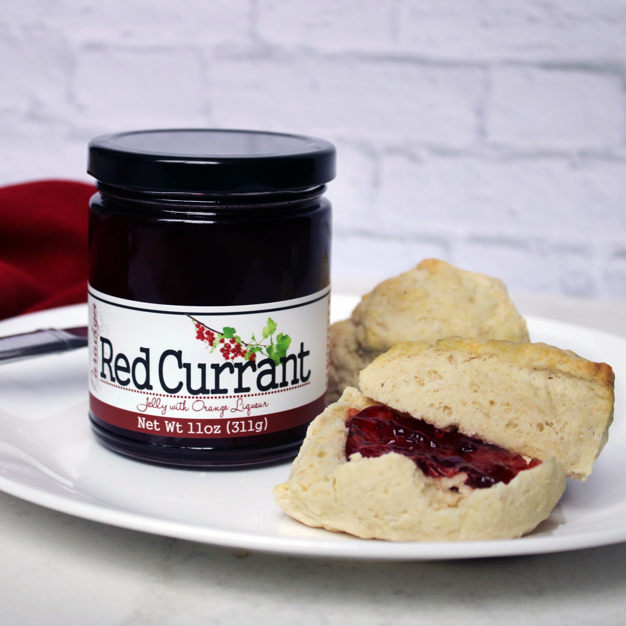 Red Currant Jelly dessert