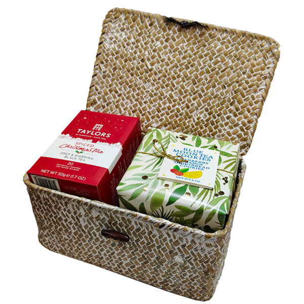 Christmas Tea and Cranberry Orange Cookies Gift