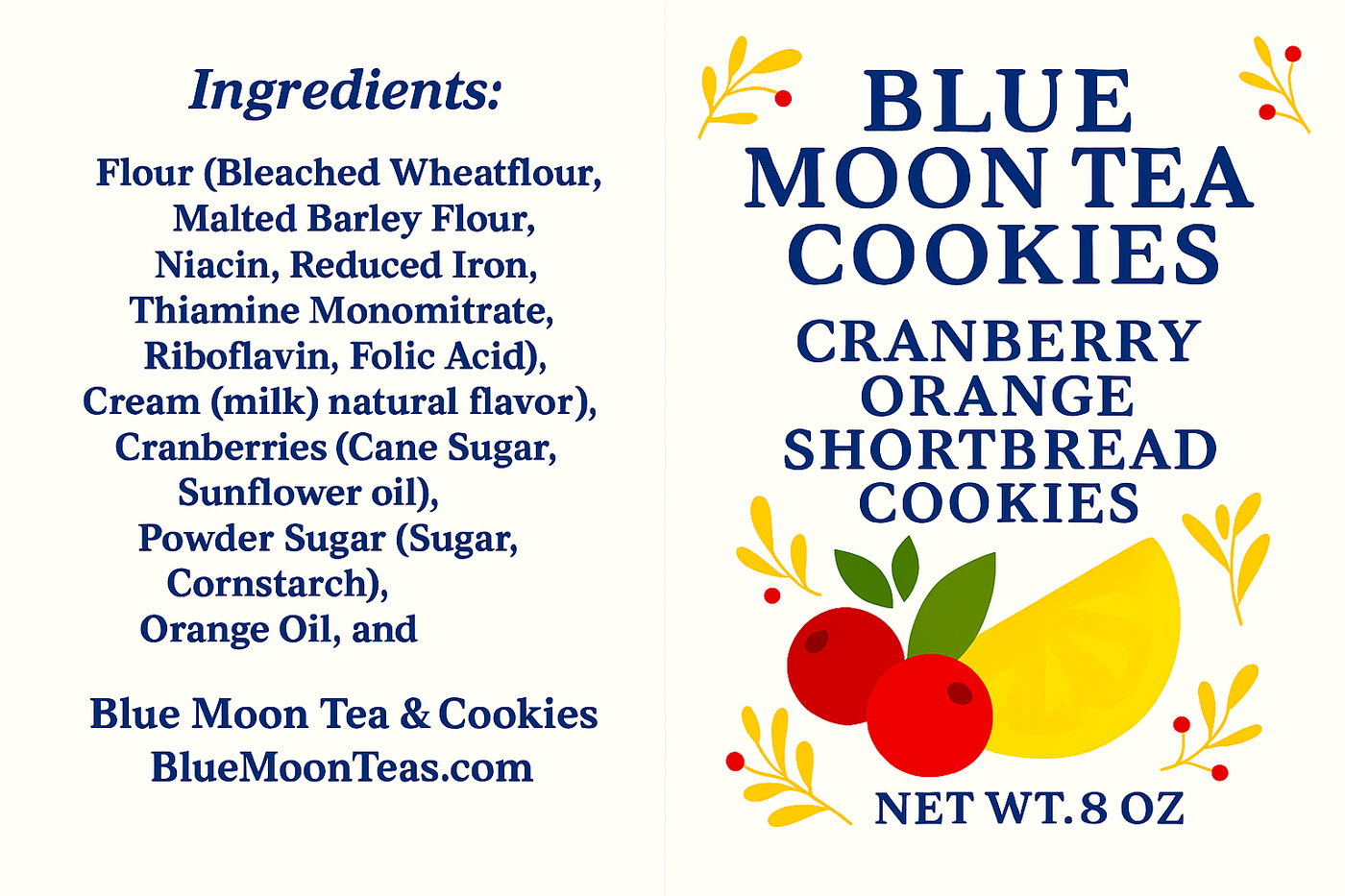 Cranberry Orange Cookies