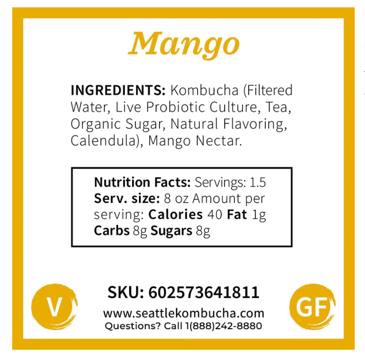 Mango Kombucha