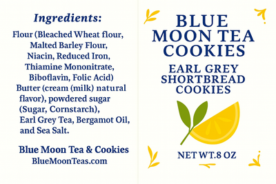 Earl Grey Shortbread Cookies