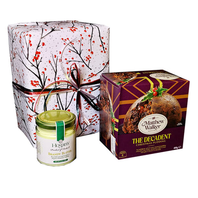 Christmas Pudding and Hard Sauce - Brandy Butter